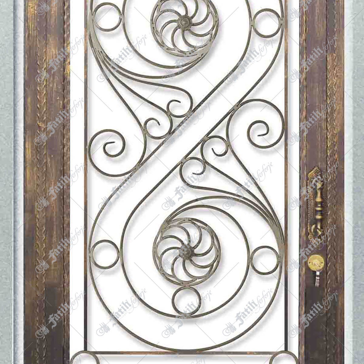 1095 KODLU FERFORJE KAPI