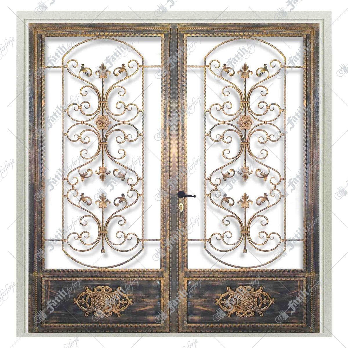 1100 KODLU FERFORJE KAPI