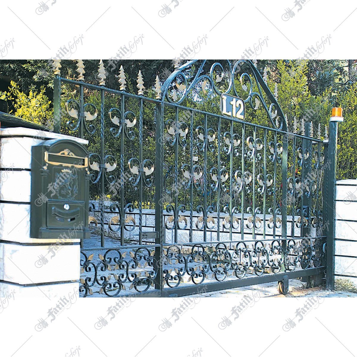 1173 KODLU FERFORJE KAPI | FERFORJE KAPILAR | Fatih Ferforje