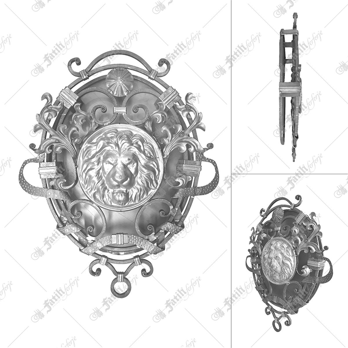 121252-b | LAMA MOTIFLI DEMIRLER | Fatih Ferforje
