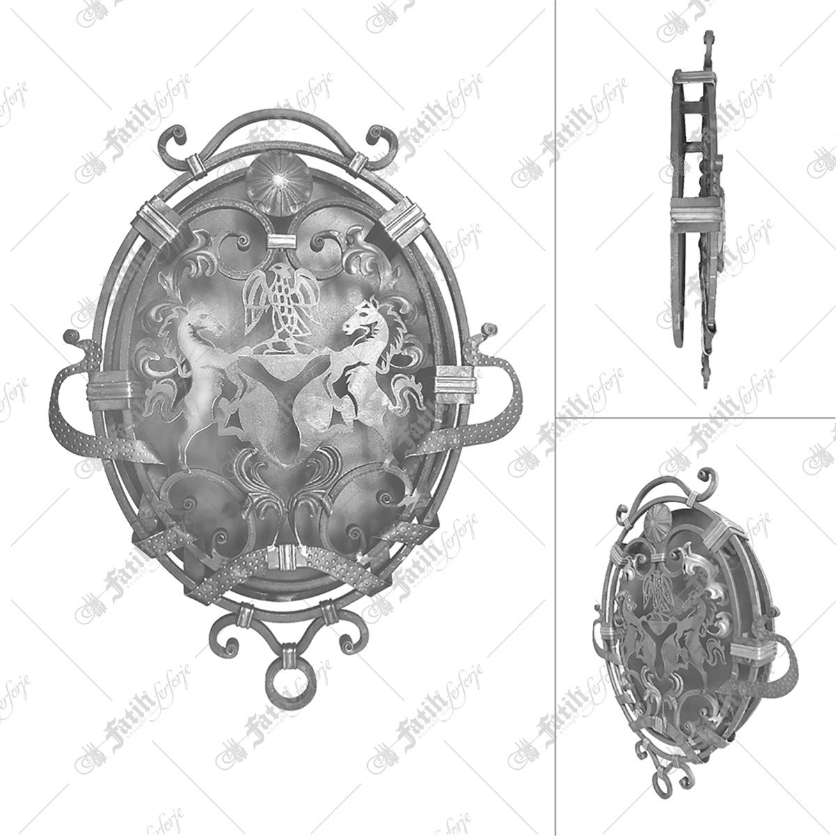 121253-b | LAMA MOTIFLI DEMIRLER | Fatih Ferforje