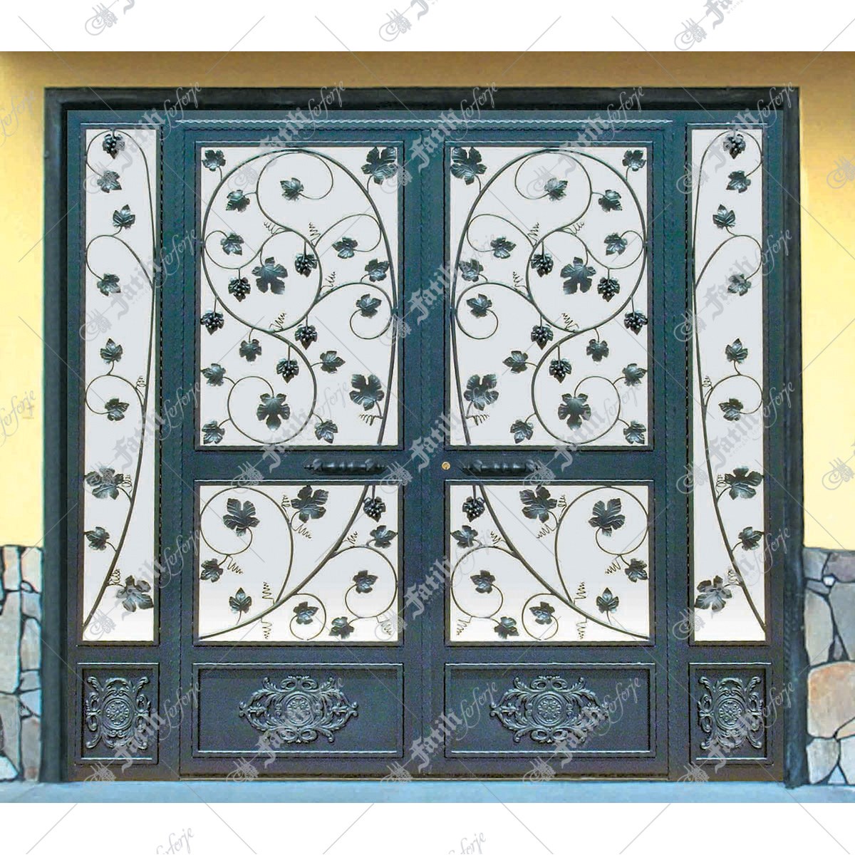 1245 KODLU FERFORJE KAPI | FERFORJE KAPILAR | Fatih Ferforje