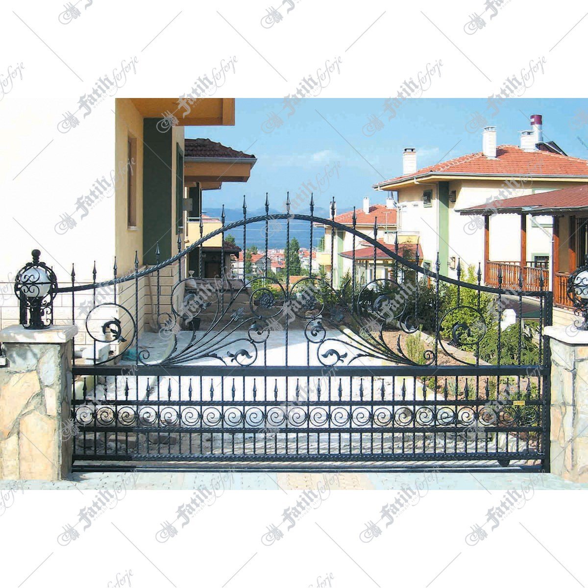 1270 KODLU FERFORJE KAPI | FERFORJE KAPILAR | Fatih Ferforje