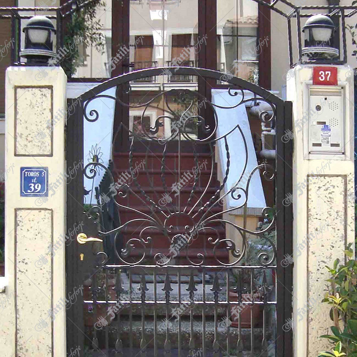 1283 KODLU FERFORJE KAPI | FERFORJE KAPILAR | Fatih Ferforje