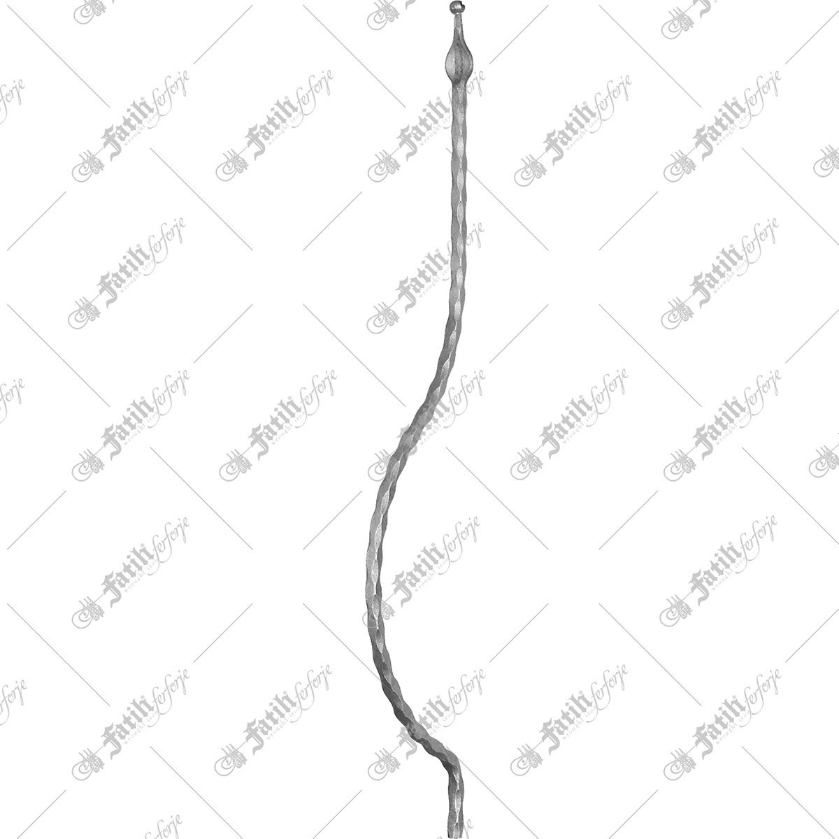 12844-g | BOWED BALUSTERS WITH SPEAR | Fatih Ferforje