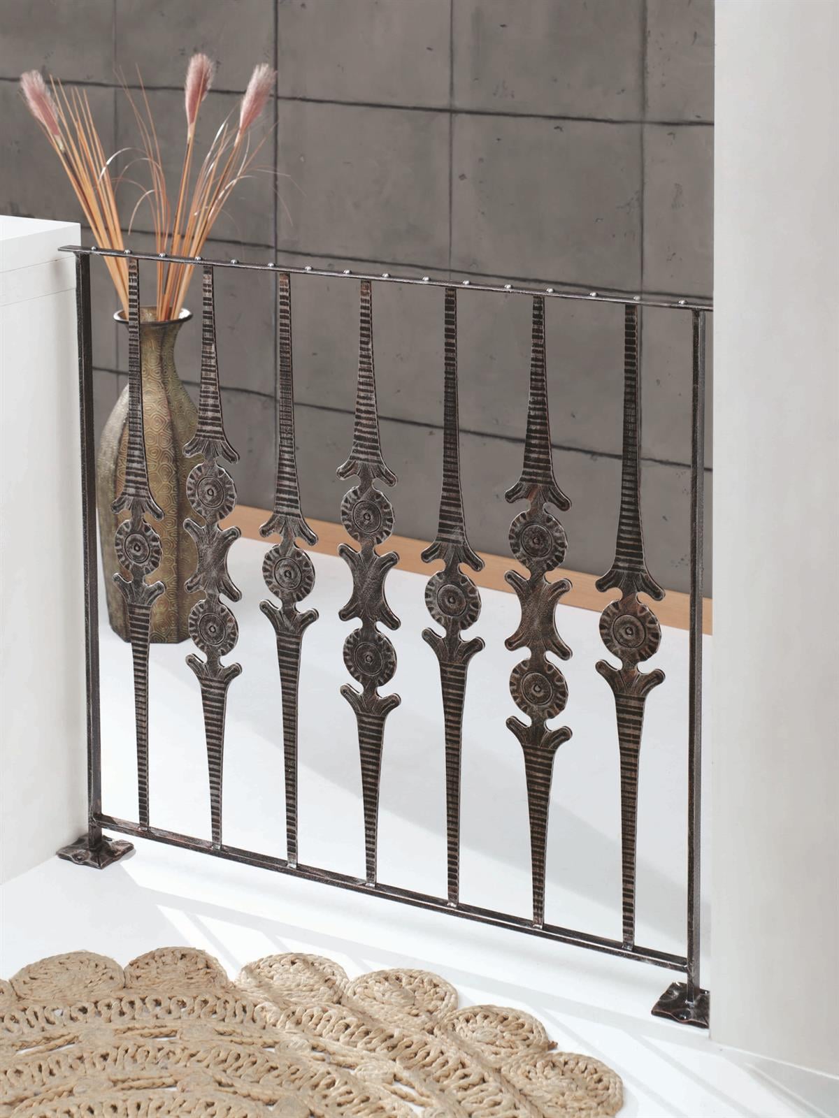 2461 KODLU FERFORJE KORKULUK | WROUGHT IRON RAILING | Fatih Ferforje