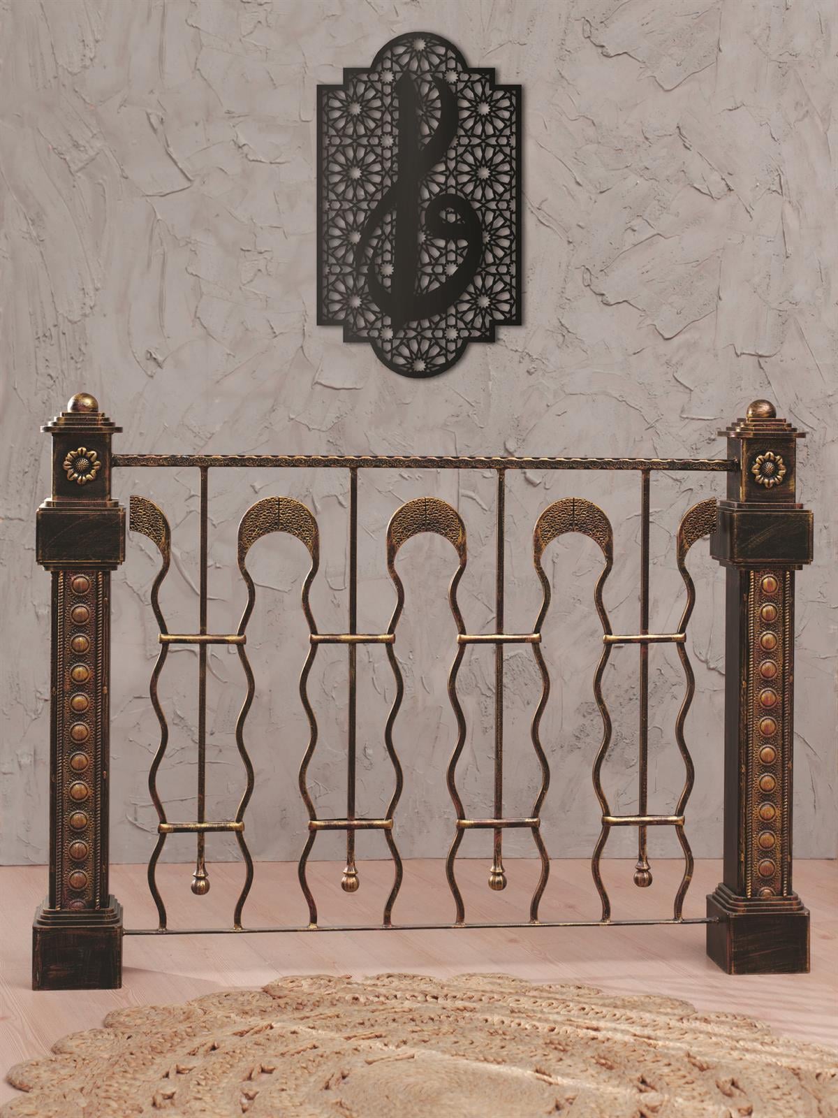 2468 KODLU FERFORJE KORKULUK | WROUGHT IRON RAILING | Fatih Ferforje