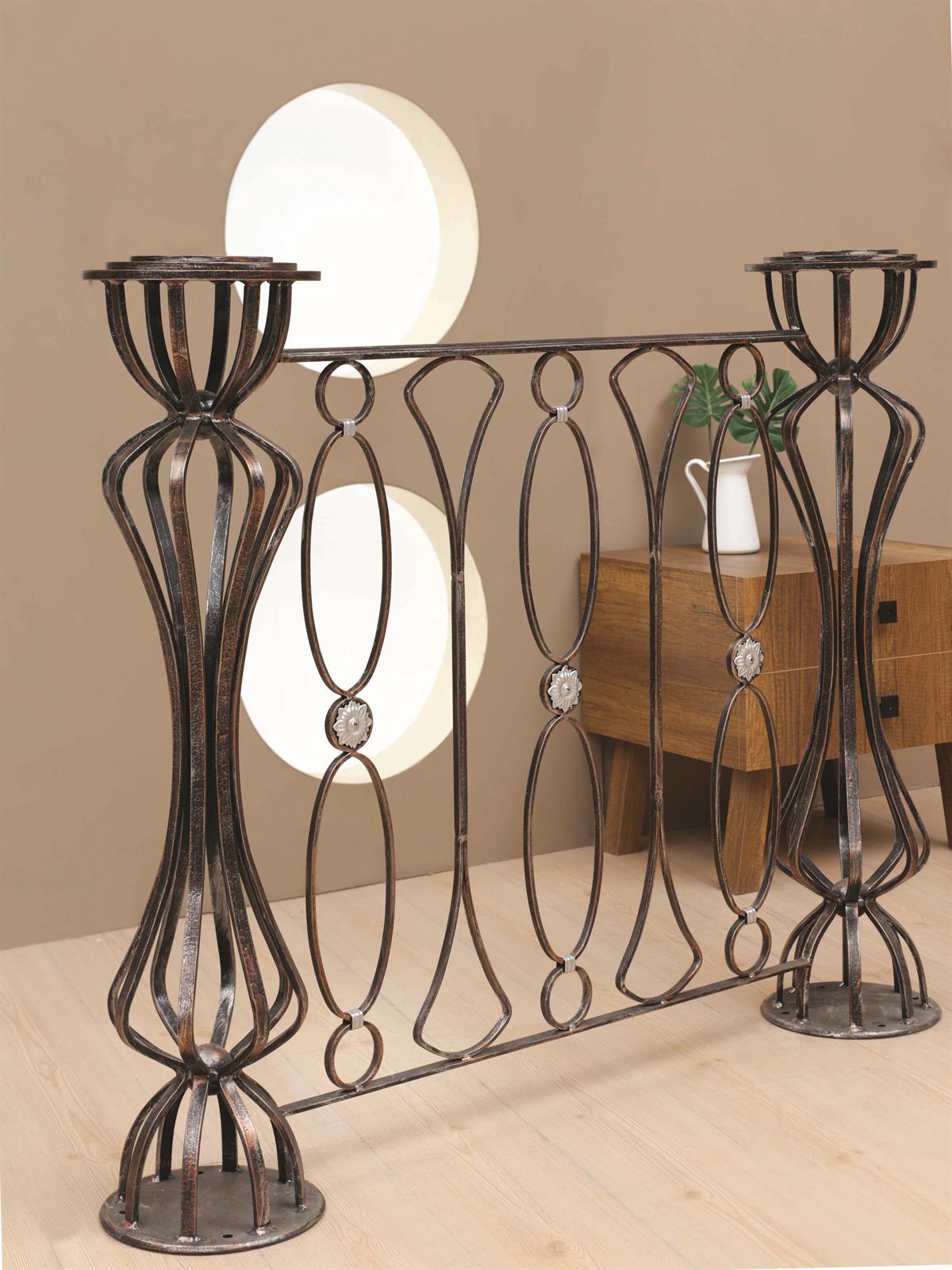 2469 KODLU FERFORJE KORKULUK | WROUGHT IRON RAILING | Fatih Ferforje