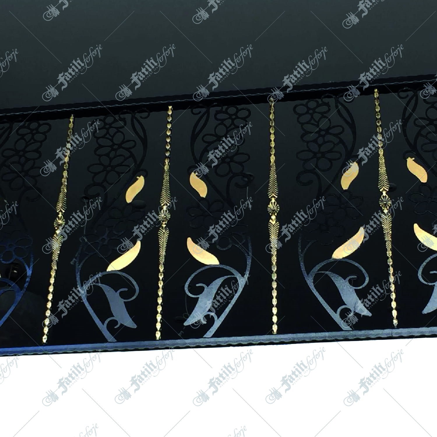 2475 KODLU FERFORJE KORKULUK | WROUGHT IRON RAILING | Fatih Ferforje