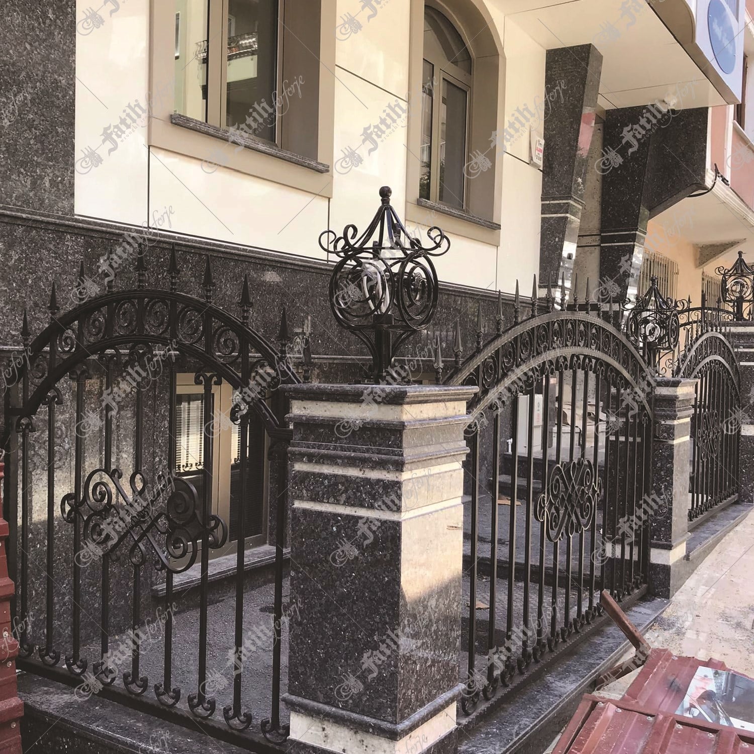 2478 KODLU FERFORJE KORKULUK | WROUGHT IRON RAILING | Fatih Ferforje