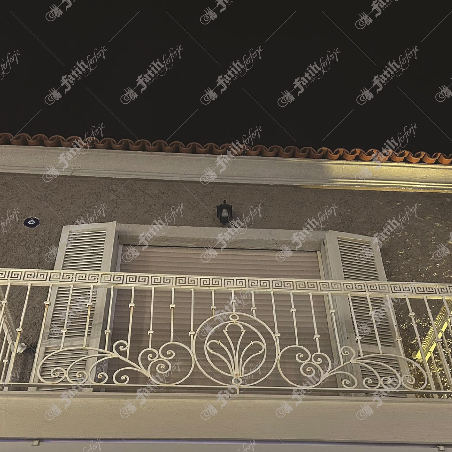 2481 KODLU FERFORJE KORKULUK | WROUGHT IRON RAILING | Fatih Ferforje