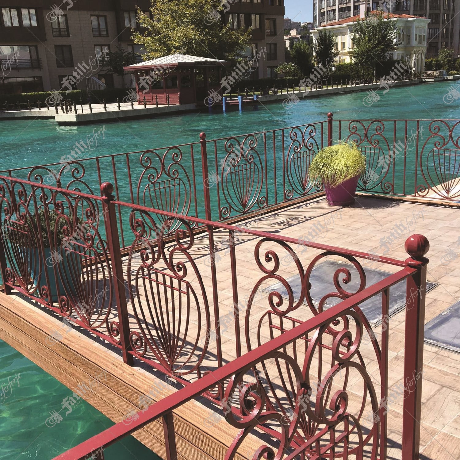 2482 KODLU FERFORJE KORKULUK | WROUGHT IRON RAILING | Fatih Ferforje