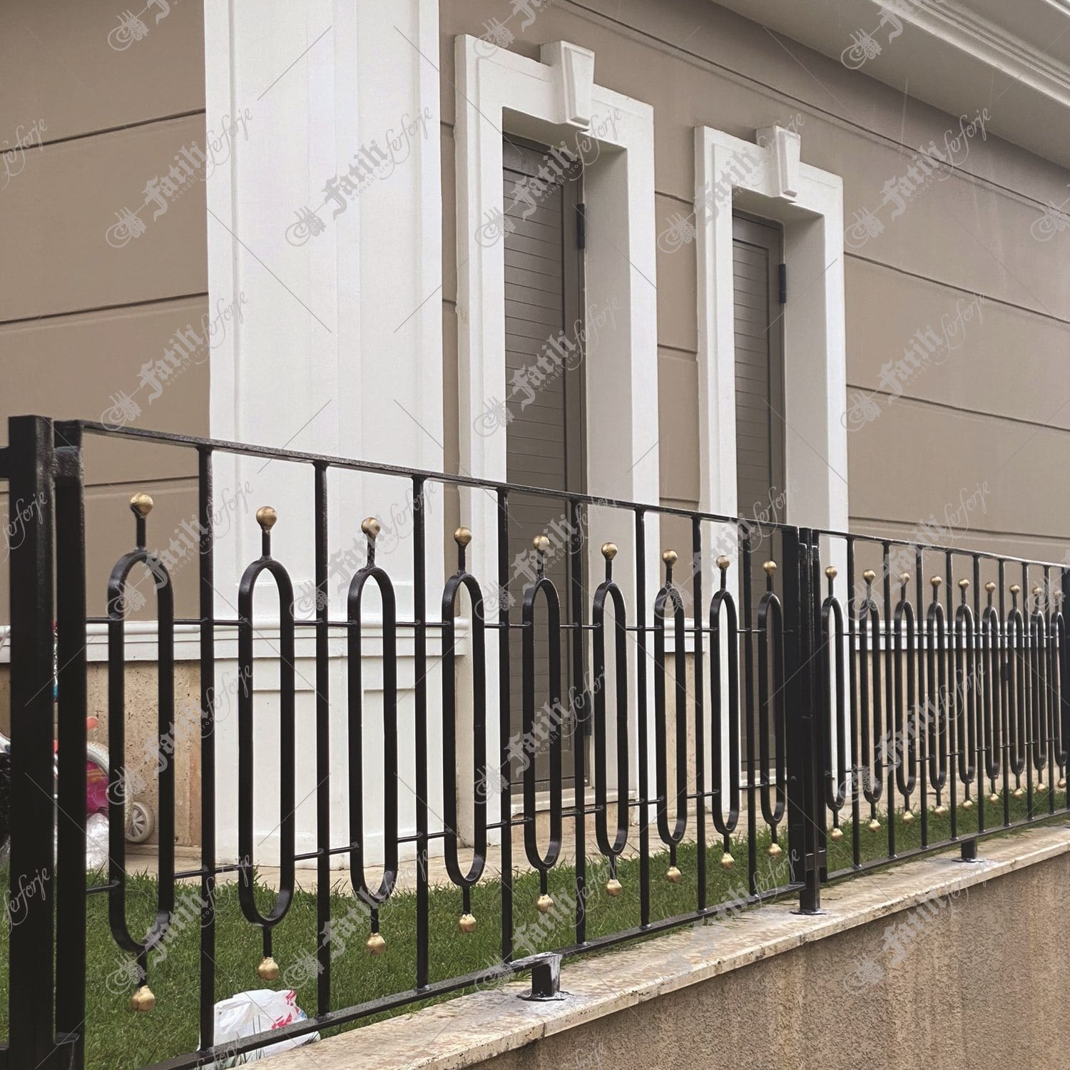 2486 KODLU FERFORJE KORKULUK | WROUGHT IRON RAILING | Fatih Ferforje