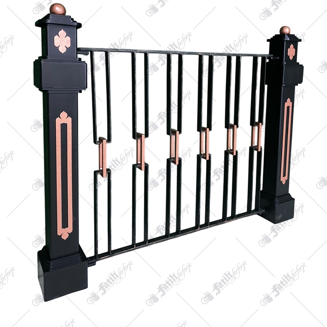 2489 KODLU FERFORJE KORKULUK | WROUGHT IRON RAILING | Fatih Ferforje