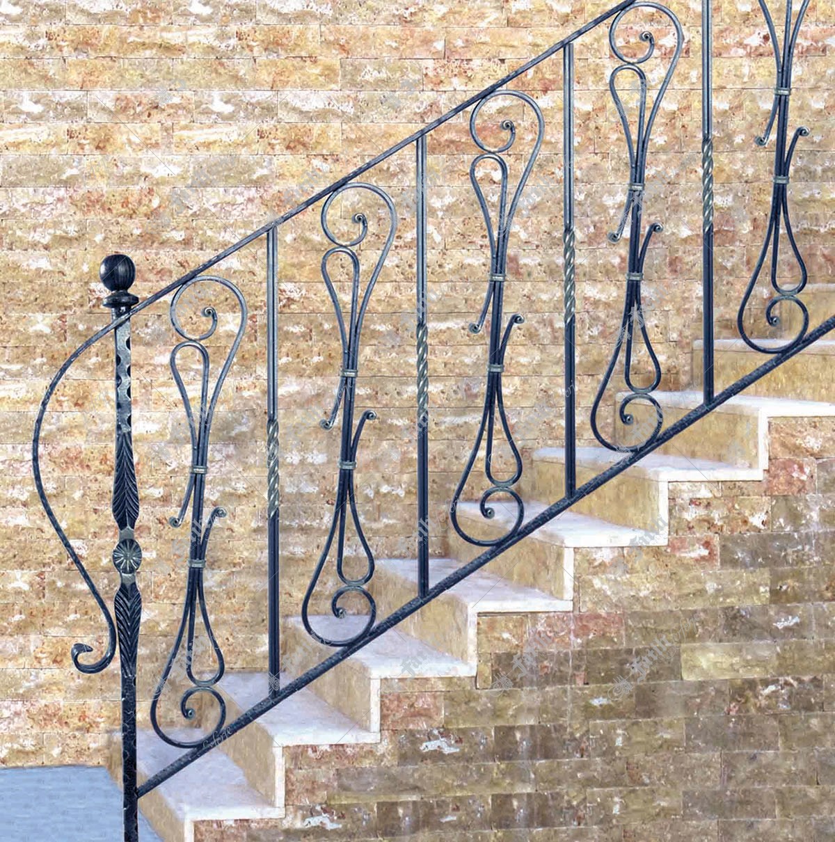 3027 KODLU FERFORJE MERDİVEN