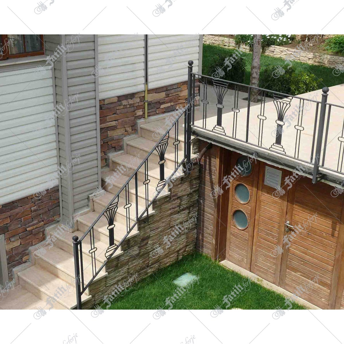 3071 KODLU FERFORJE MERDİVEN | FERFORJE MERDİVENLER | Fatih Ferforje