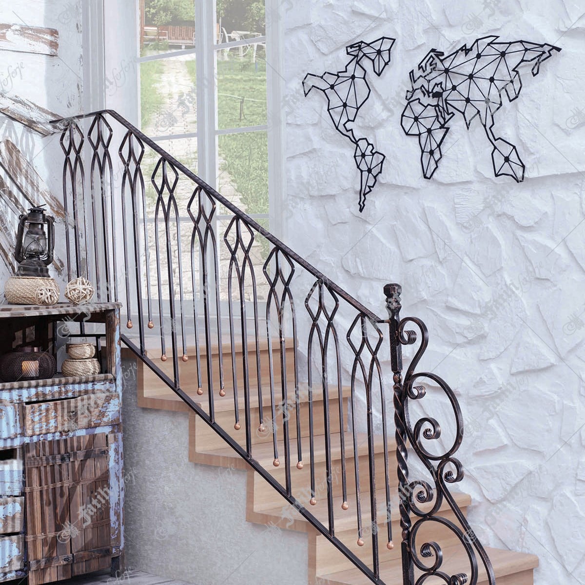 3222 KODLU FERFORJE MERDİVEN