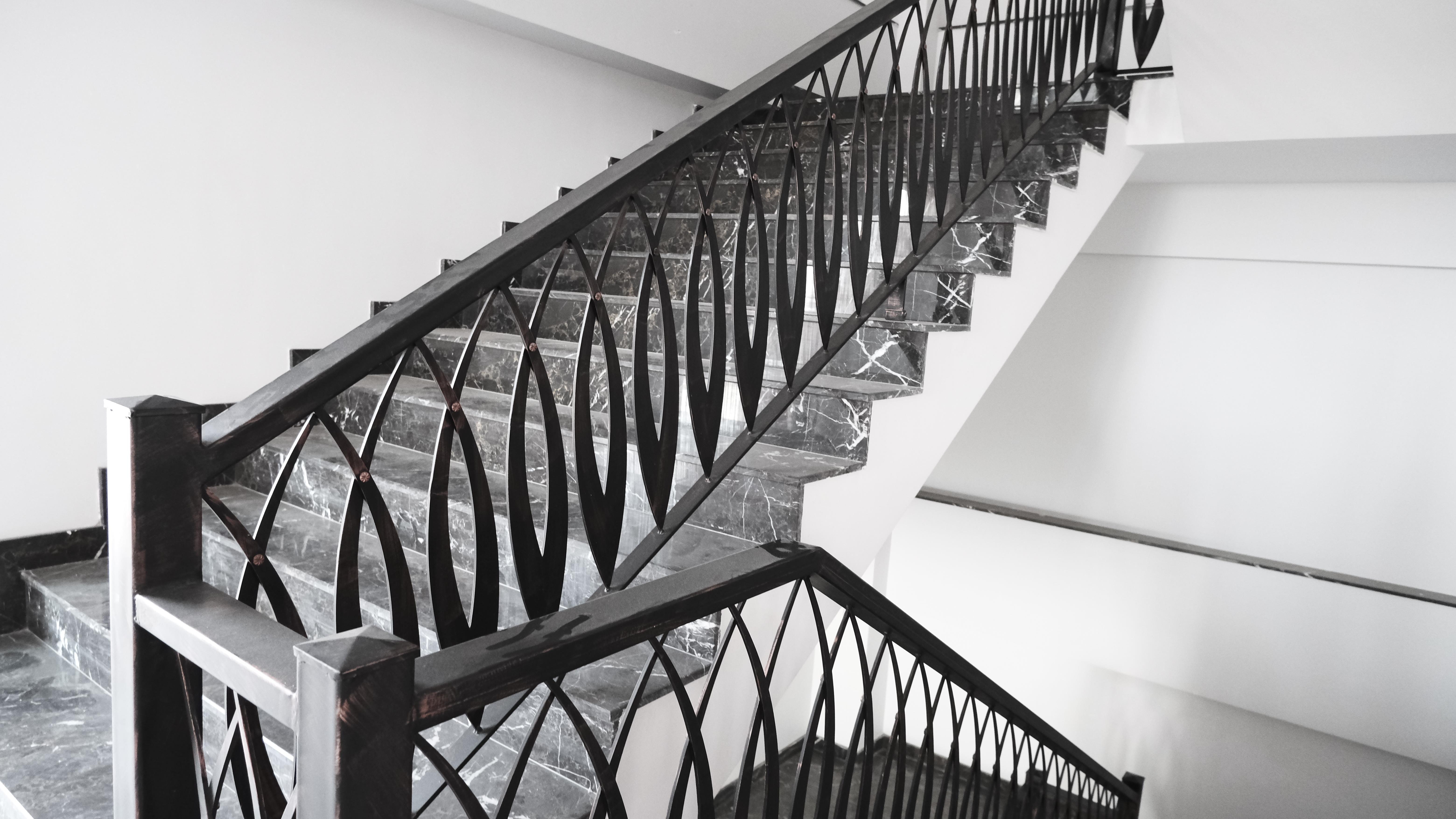 3235 KODLU FERFORJE MERDİVEN | WROUGHT IRON STAIRS | Fatih Ferforje