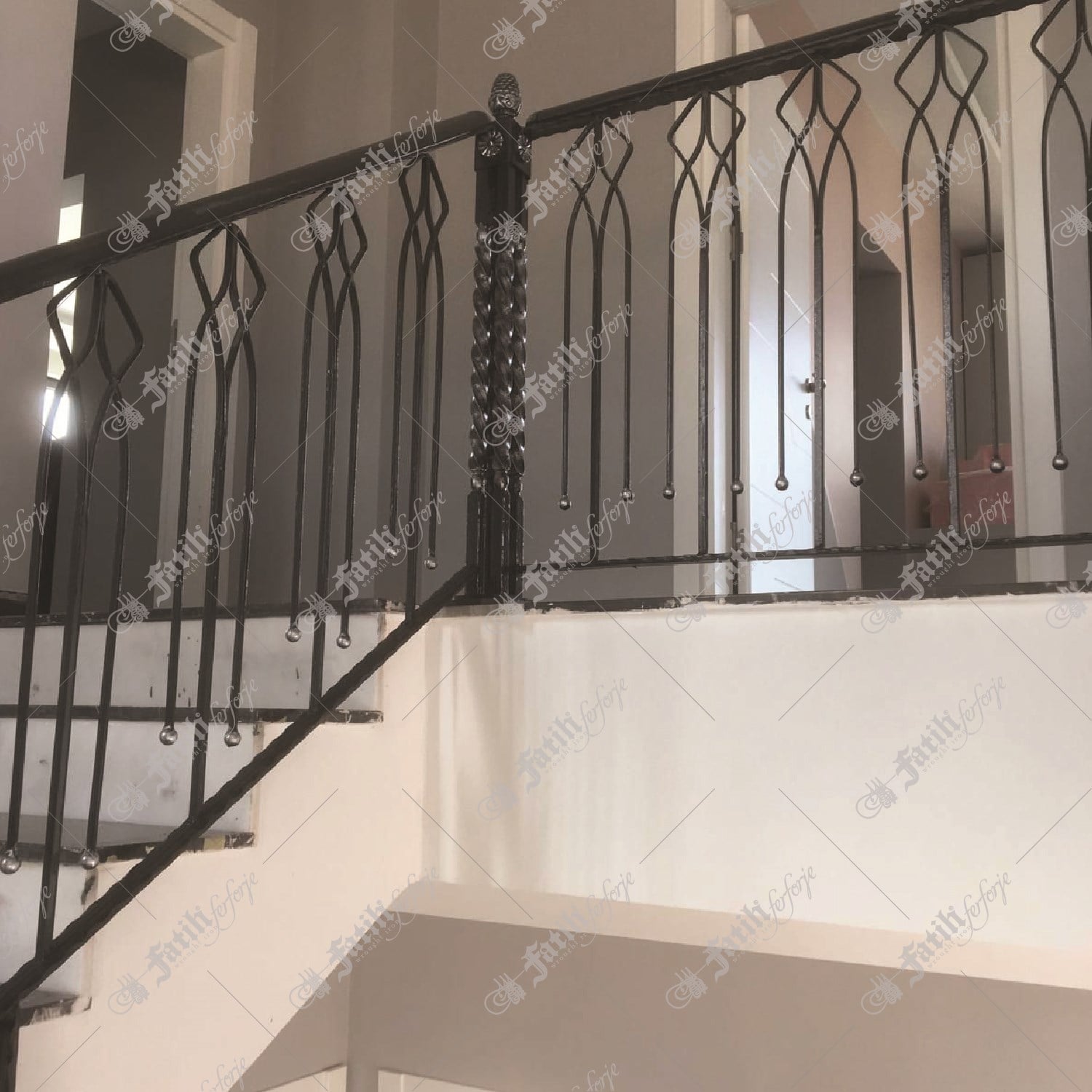 3237 KODLU FERFORJE KORKULUK | WROUGHT IRON RAILING | Fatih Ferforje