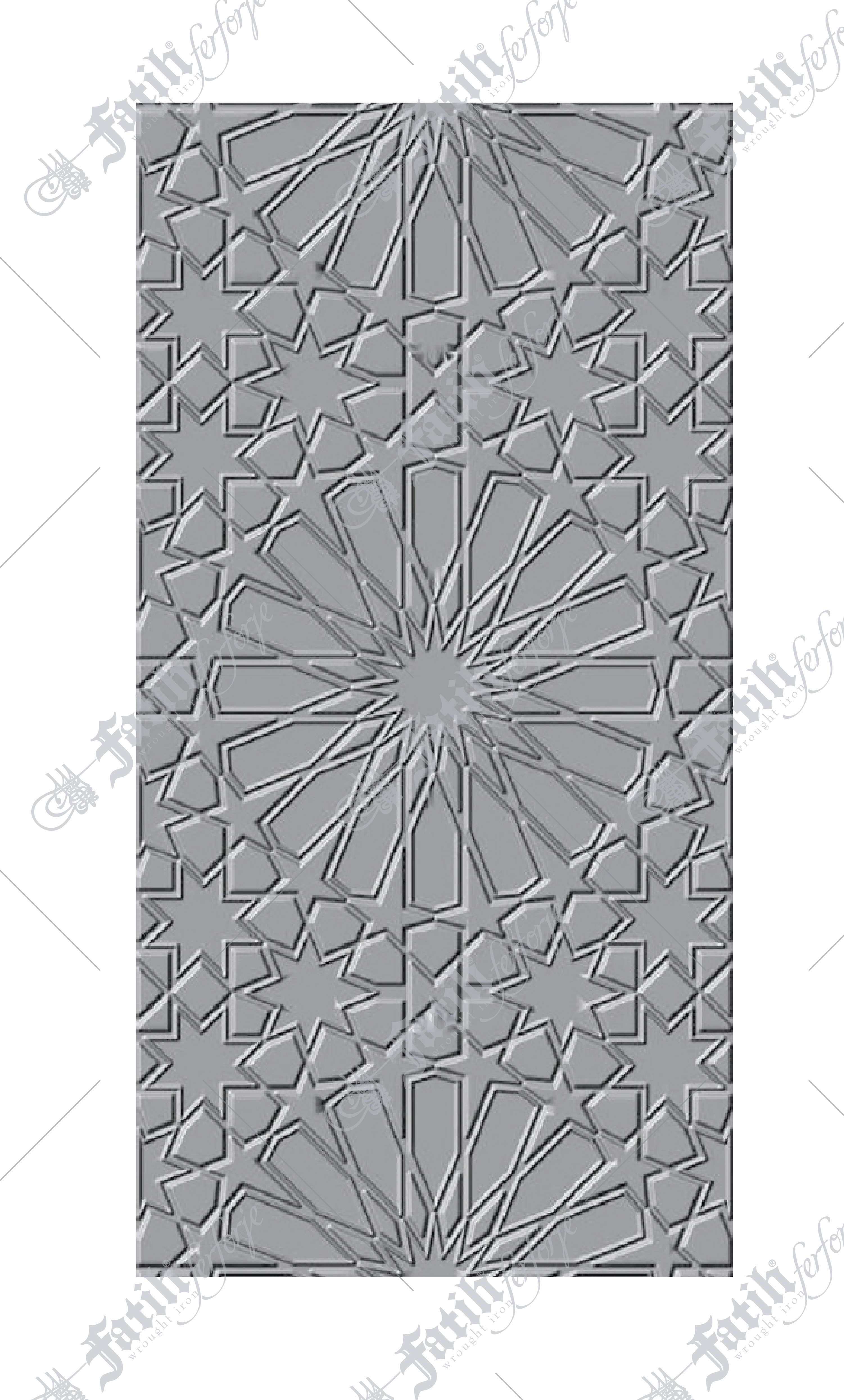 6221 | BASKILI SAÇLAR | Fatih Ferforje