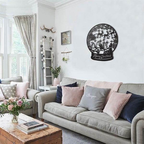 Merry Christmas Metal Tablo