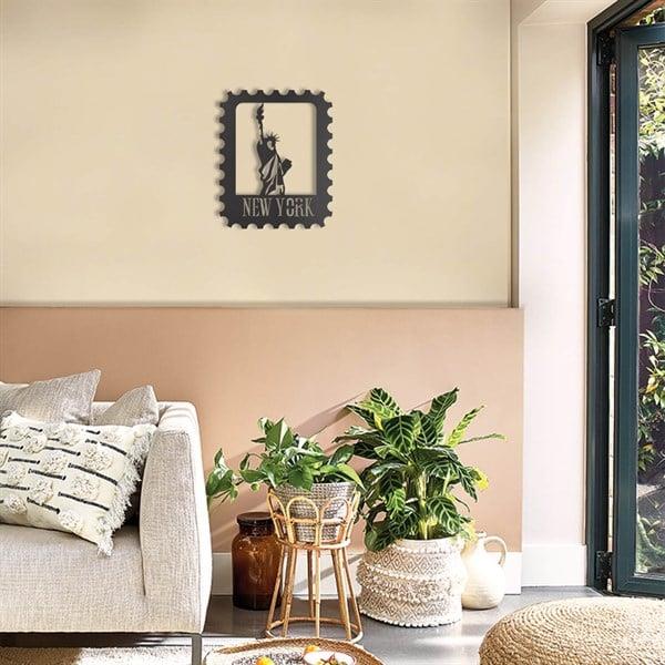 New York Stamp Metal Tablo