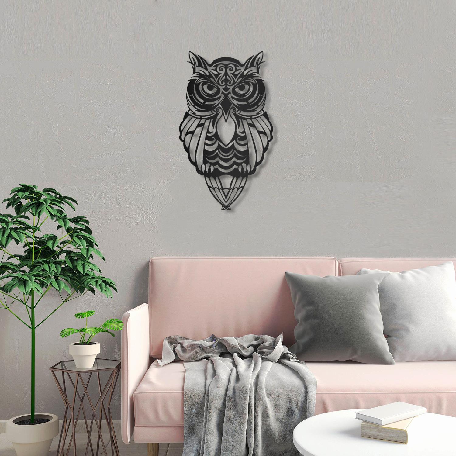 Owl | PIRUDEM-METAL DEKOR-DUVAR | Fatih Ferforje