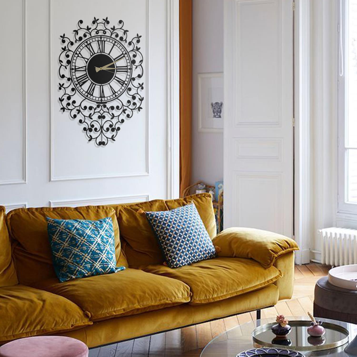 Tissue Metal Saat | PIRUDEM-METAL DUVAR SAATI | Fatih Ferforje