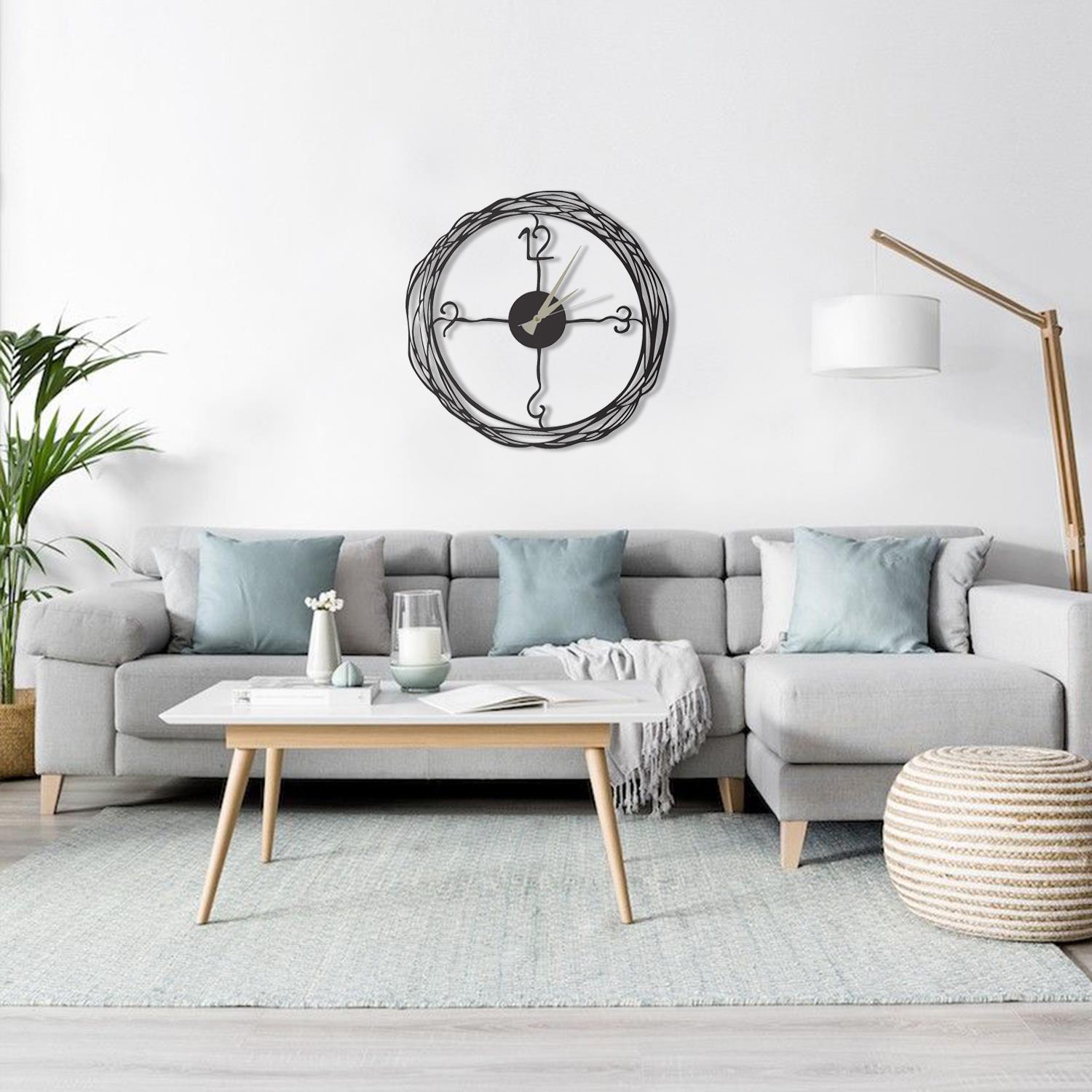 Winding Metal Saat | PIRUDEM-METAL DUVAR SAATI | Fatih Ferforje