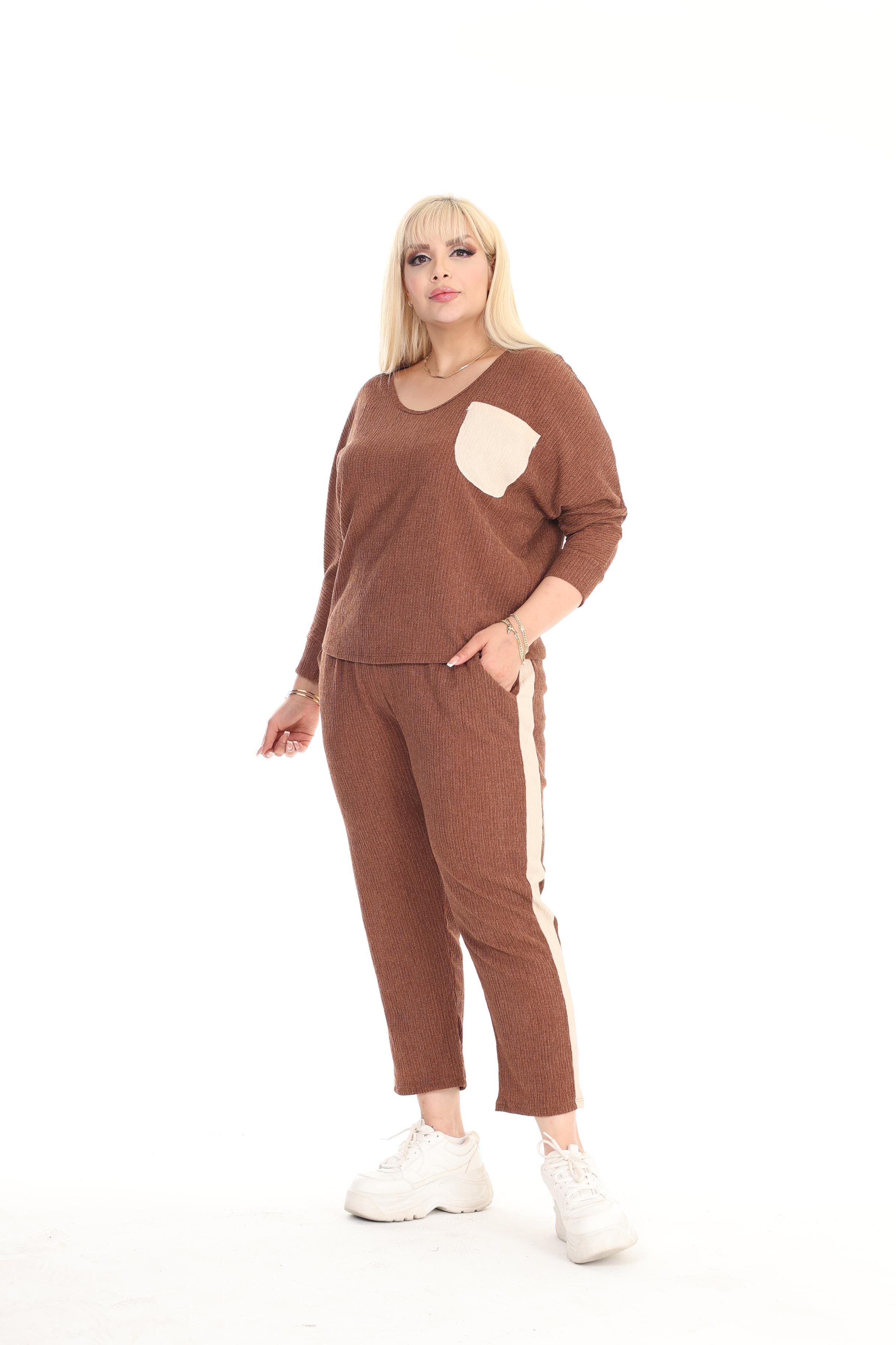 Rahat Kalıp Örme Bürümcük Alt-Üst Takım