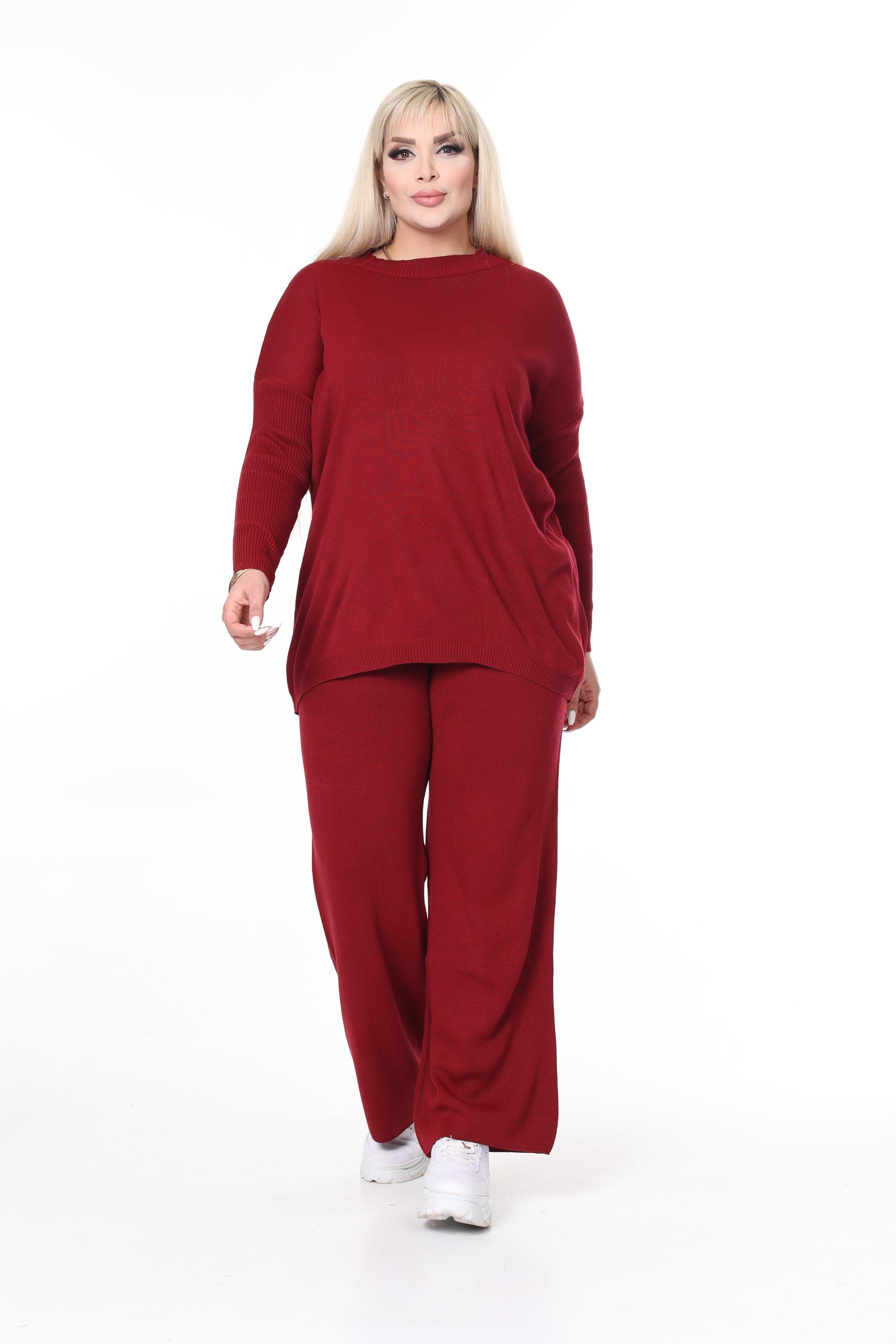 Triko Örme Pantolon&Tunik Rahat Kalıp Takım