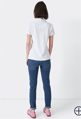 Full Lıkralı Büyük Beden Kadın Skınny Jean Pantolon