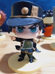 7 Parça Sevimli Versiyonu JoJo Tuhaf Macera Figürü Jonathan Joestar Dio Brando Erina Joestar Caesar Anthonio Zeppeli PVC Action Figure Seti Karakter Figur