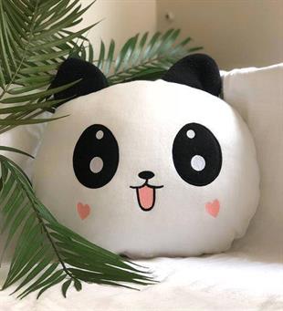Peluş Panda Tasarımlı Yastık KARAKTER FİGÜR YASTIK