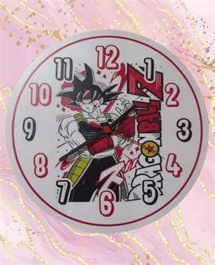 Dragon Ball Z Çocuk Odası Duvar Saati Sessiz Mekanizma DUVAR SAATLERİ