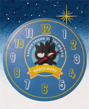 Badtz-Maru Çocuk Odası Duvar Saati Sessiz Mekanizma DUVAR SAATLERİ