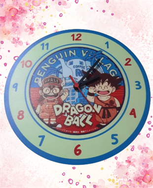 Dragon Ball Çocuk Odası Duvar Saati Sessiz Mekanizma DUVAR SAATLERİ