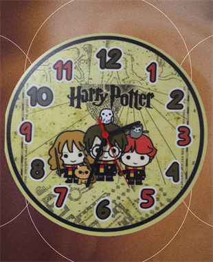 Harry Potter Çocuk Odası Duvar Saati Sessiz Mekanizma DUVAR SAATLERİ