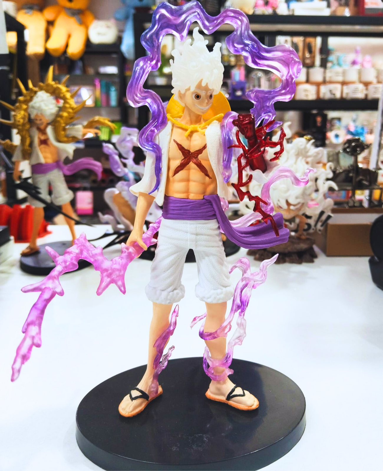 Luffy Karakter Figürü 20cm - Enerji Dalgası Efektli Koleksiyonluk Anime Figür KARAKTER FİGÜR