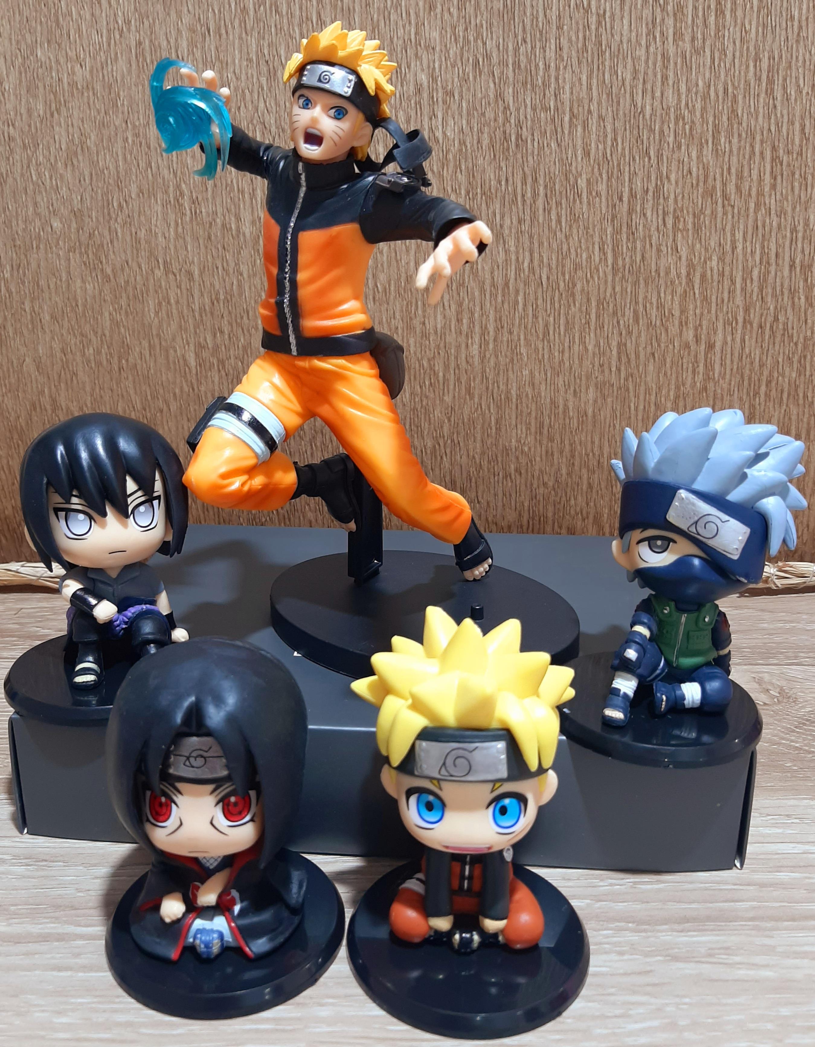 Uzumaki Naruto 5 Li Set Anime Karakter Figür Karakter Figur