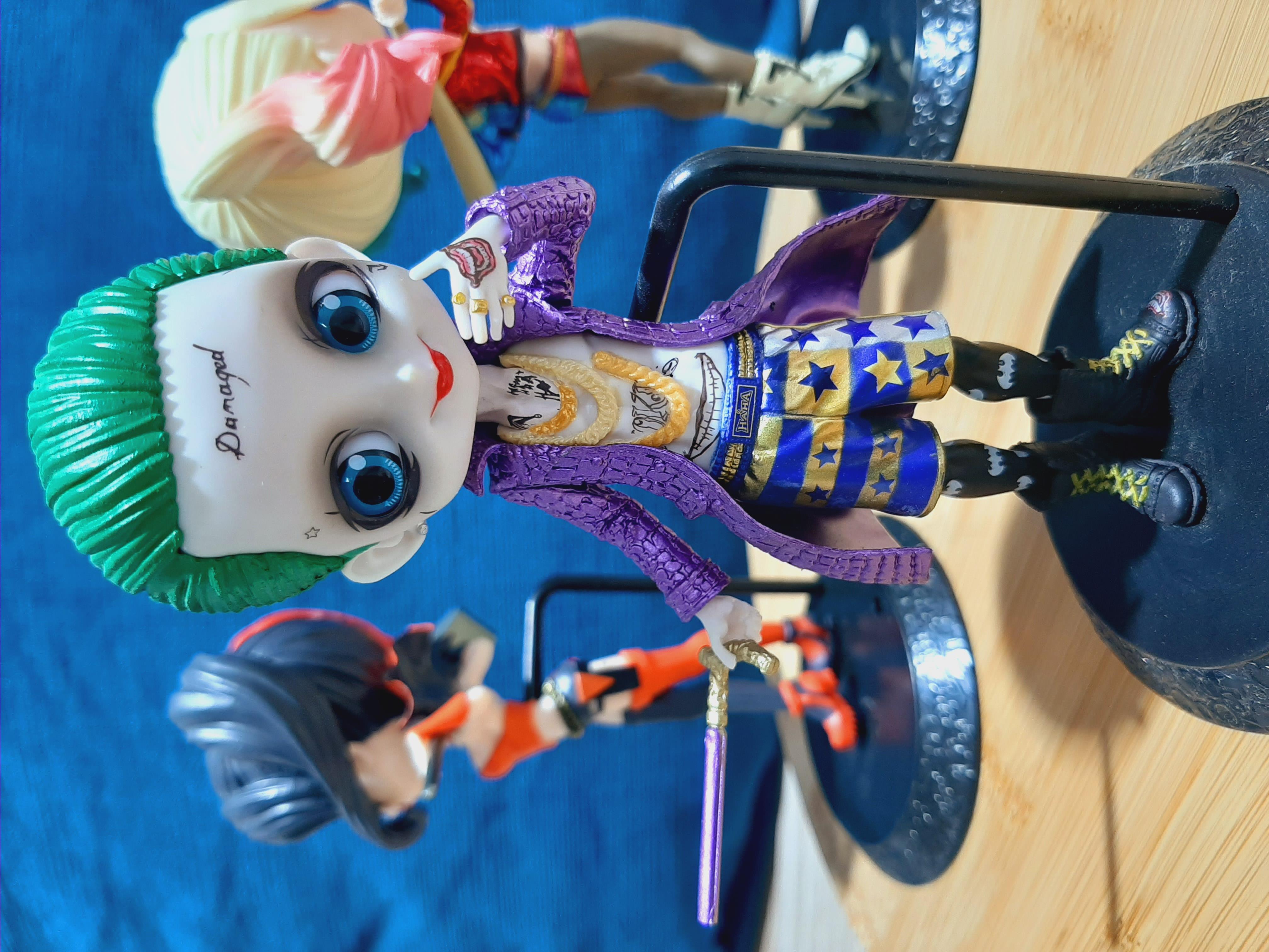 Harley Quinn Joker 3 Lü Set Figür Karakter Biblo 15 Cm Karakter Figur