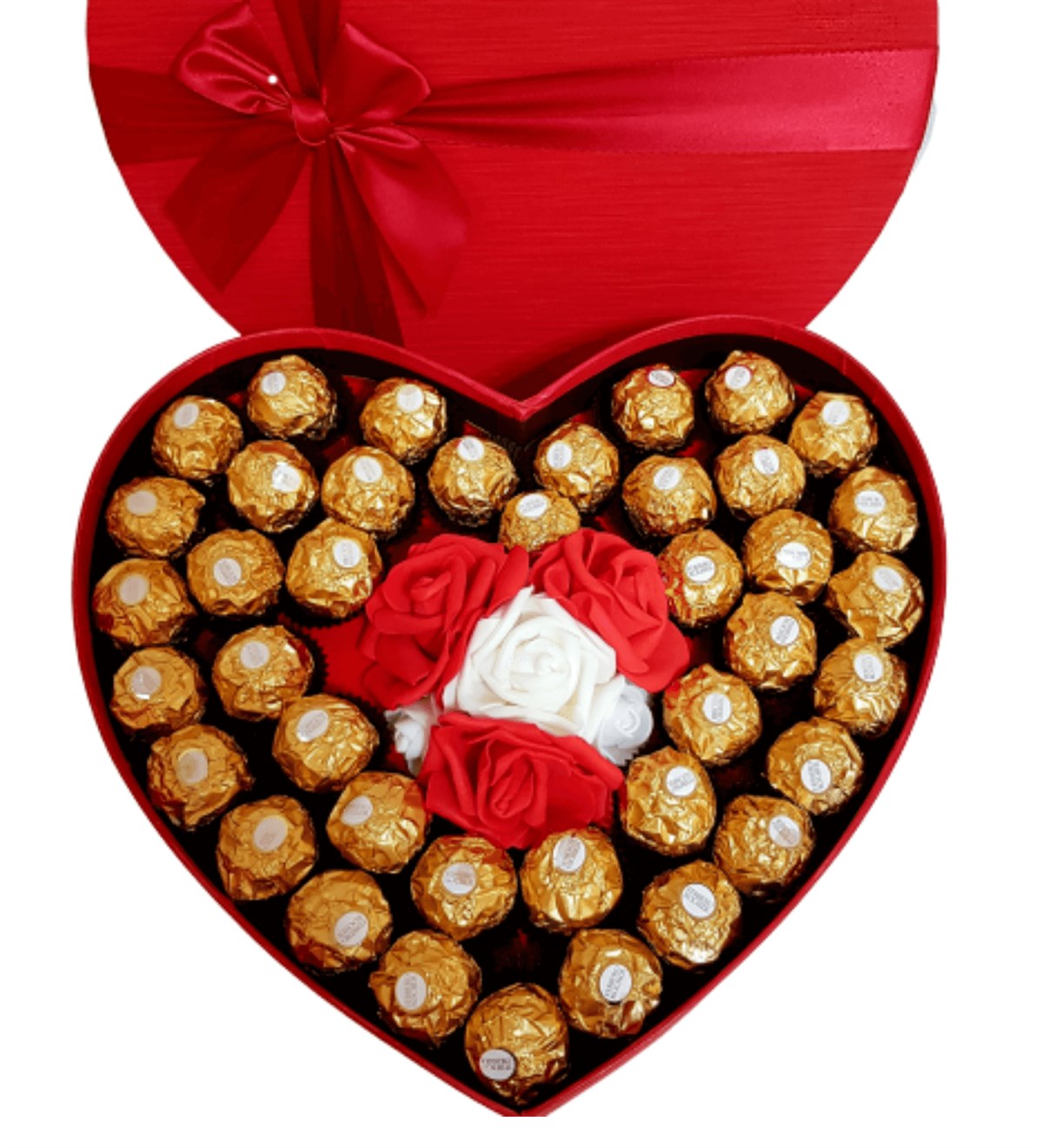 Hanbeyi | Doğum Günü Hediyesi Rocher Çikolata Romantik Sevgili Masa Lambası  Pelüş Ayı