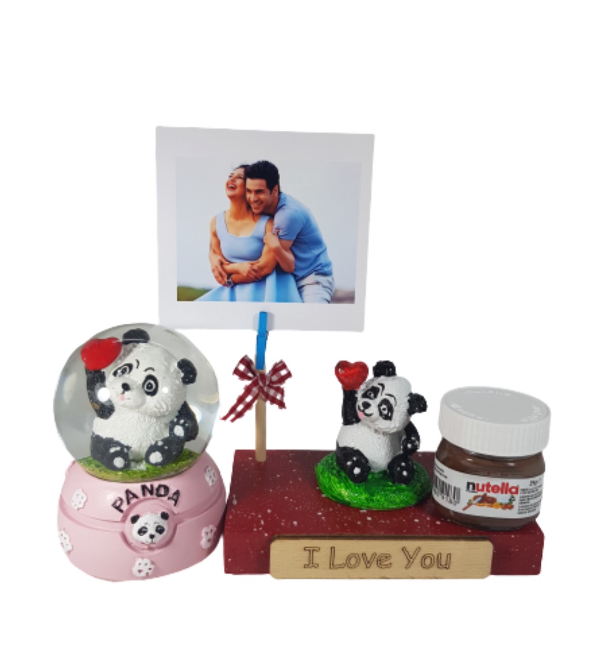 Yeni Yıl Hediyesi Panda Set Kişiye Özel Nutella Hediye Hediye Setleri