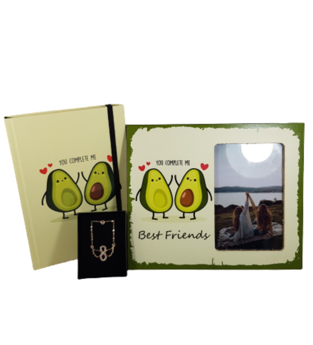 Best Friends Biblo Masa Lambası Özel Baskılı Best Friends Fotoğraf Çerçevesi Hediye Setleri