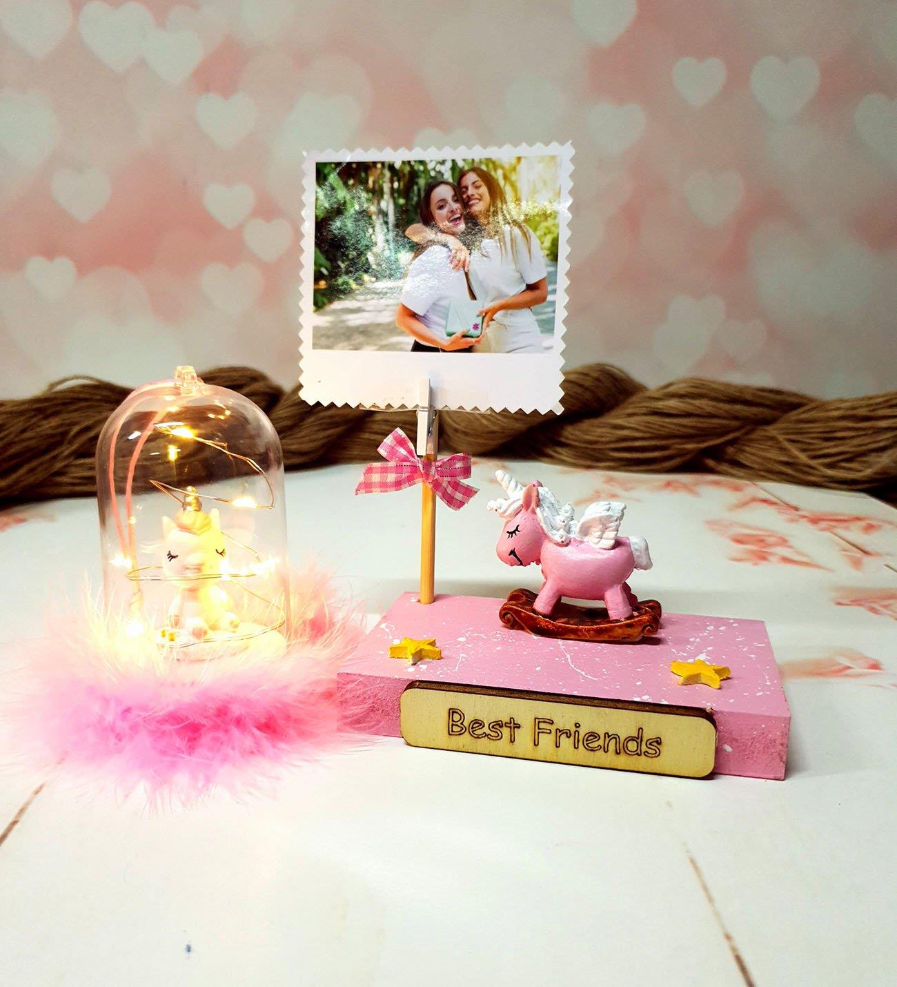 Fotoğraflı Best Friends Unicon Notluk Ve Işıklı Fanus Arkadaşa Hediye Seti BANYO GURUBU