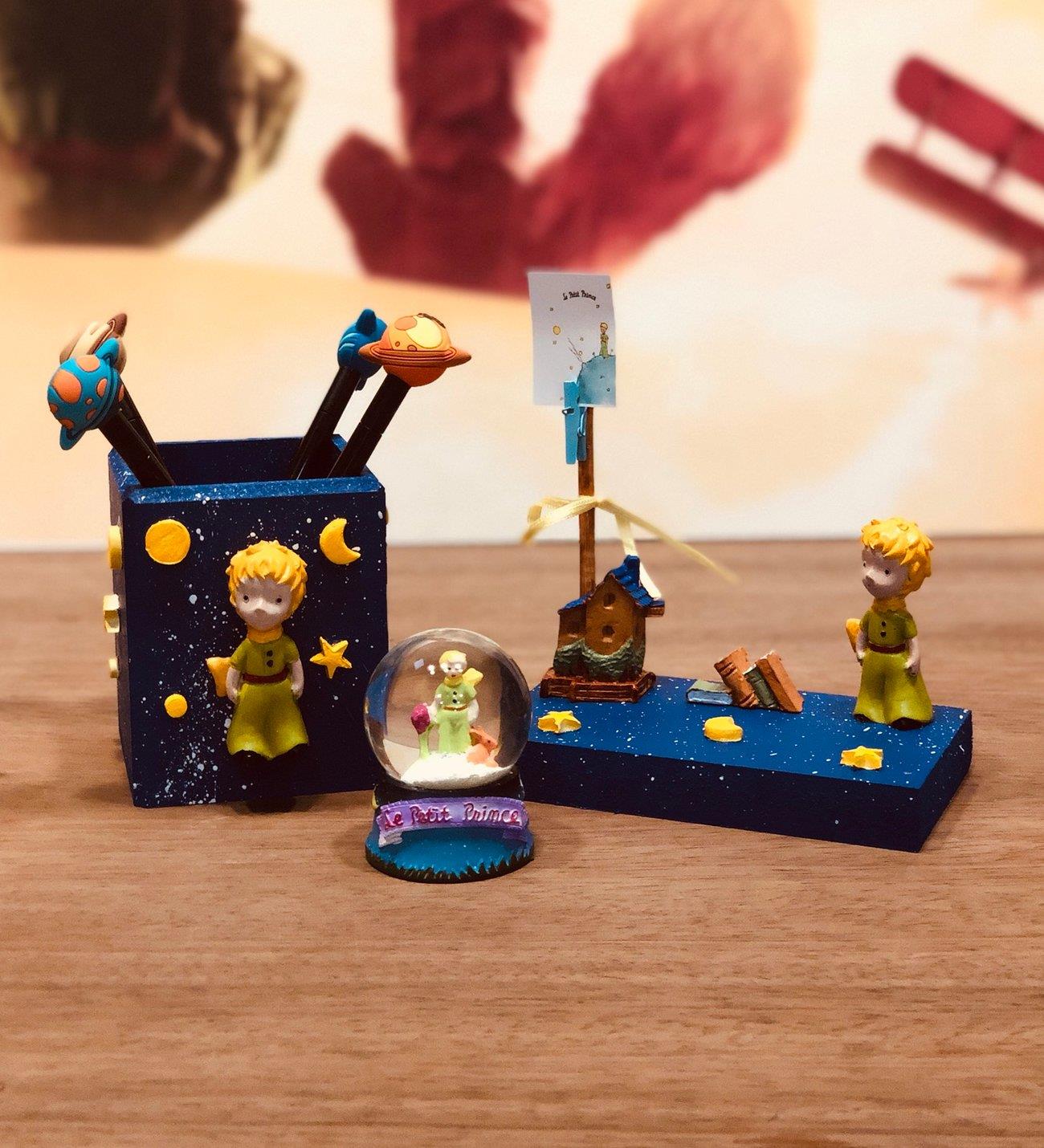 Küçük Prens Biblolu Notluk Kalemlik Ve Mini Kar Küresi Hediye Seti BANYO GURUBU