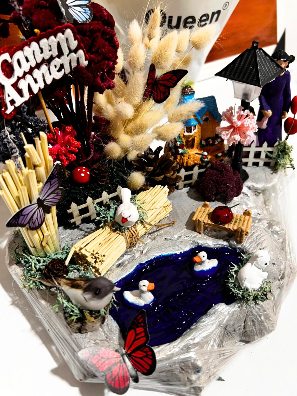 Işıklı Teraryum. Canım Annem. Beton Saksıda Anneler Günü Hediyesi ANNELER GÜNÜ HEDİYESİ