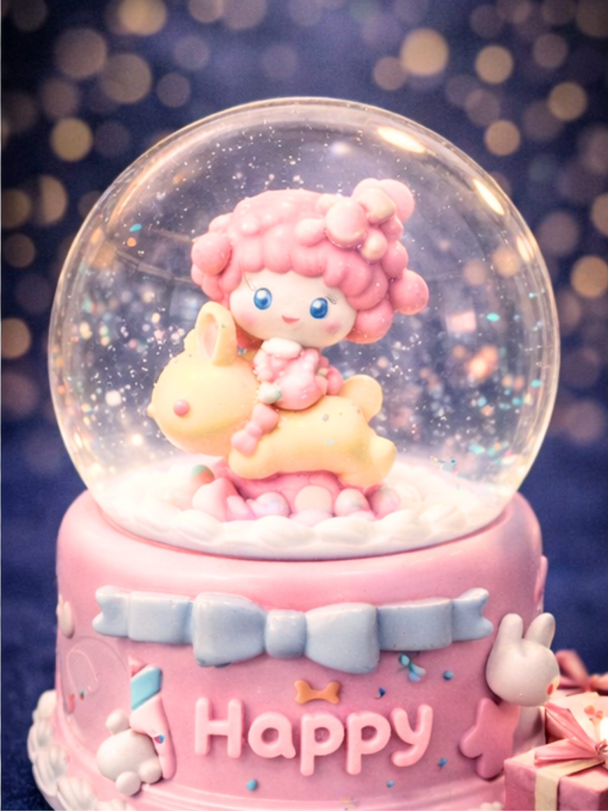 Melek Kanatlı Aşk Kar Küresi – Romantik Sevgili Temalı Işıklı Müzikli Kar Küresi DOĞUM GÜNÜ HEDİYESİ