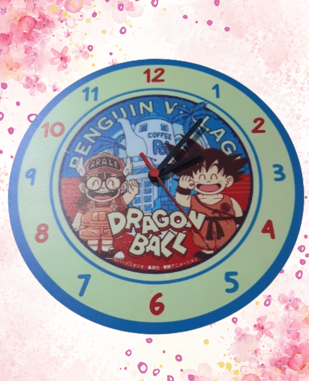 Dragon Ball Çocuk Odası Duvar Saati Sessiz Mekanizma DUVAR SAATLERİ