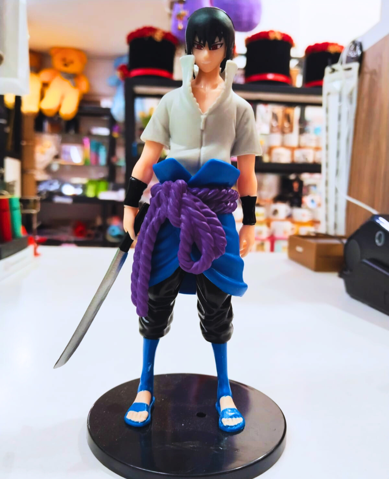 Sasuke Uchiha 17 cm Anime Figür - Hanbeyi Hediyelik Koleksiyon Ürünü NARUTO FİGÜR